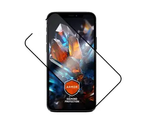 FIXED Ultra odolné tvrzené sklo Armor s Anti-dust aplikátorem a AR vrstvou pro Apple iPhone 12/12Pro/13/13Pro/14 / černé