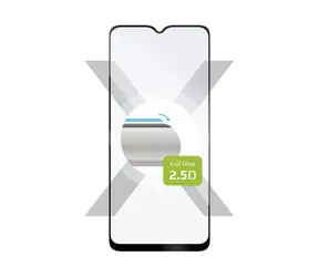 FIXED Ochranné tvrzené sklo Full-Cover pro ZTE Blade A54 / lepení přes celý displej / černé