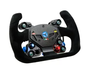 Cube Controls GT Pro Zero modrá / Závodní volant / 2 pádla / 5 tlačítek / USB 