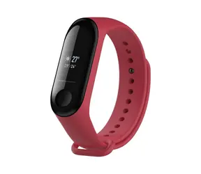 FIXED Silikonový řemínek Silicone Strap pro Xiaomi Mi Band 3/4 růžový
