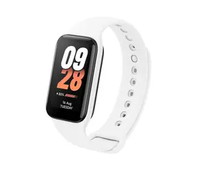 FIXED Silikonový řemínek Silicone Strap pro Xiaomi Smart Band 8 Active bílý