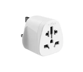 FIXED Adaptér UK Adapter pro zapojení UK US AUS nabíječek do UK zásuvek bílý