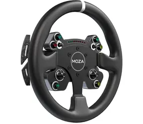 MOZA CS V2P Steering Wheel černá / Závodní volant / 33 cm / 4 pádla / 12 tlačítek 