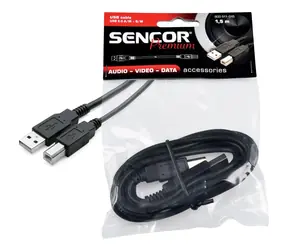 SENCOR SCO 511-015 kabel USB A samec - B samec 1.5 m