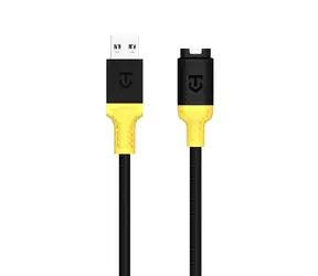 Tactical Recce 3:20 kabel pro Garmin USB-A černá/žlutá