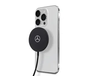 Mercedes 15W Magnetická Bezdrátová Nabíječka černá