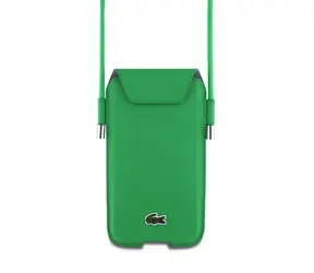 Lacoste PVC Iconic Petit Pique Kapsa na Telefon XL zelená
