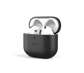 Epico Leather case Ochranné kožené pouzdro pro Apple Airpods 4/4 (ANC) černá