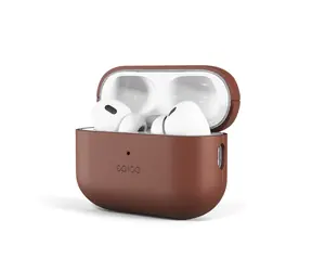Epico Leather case Ochranné kožené pouzdro pro Apple Airpods Pro 2 hnědá