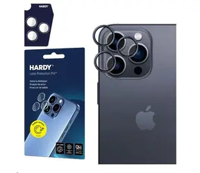 3mk HARDY Lens Protection Pro skla na fotoaparát pro Apple iPhone 15 Pro Black