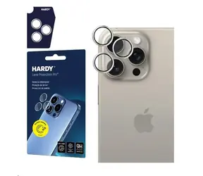 3mk HARDY Lens Protection Pro skla na fotoaparát pro Apple iPhone 15 Pro Natural