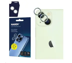 3mk HARDY Lens Protection Pro skla na fotoaparát pro Apple iPhone 15/15 Plus Green