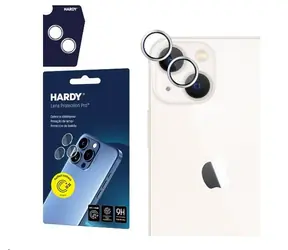 3mk HARDY Lens Protection Pro skla na fotoaparát pro Apple iPhone 15/15 Plus Silver