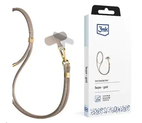 3mk EasyClip šňůrka na telefon Elite Taupe (gold)