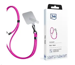3mk EasyClip šňůrka na telefon Pink (black)