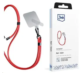 3mk EasyClip šňůrka na telefon Red (black)