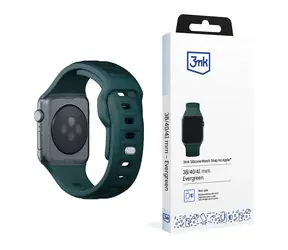 3mk Silicone Watch Strap pro Apple 38/40/41 mm Evergreen