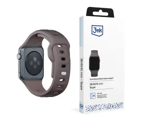 3mk Silicone Watch Strap pro Apple 38/40/41 mm Taupe