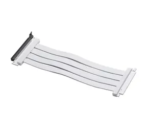 PHANTEKS PCI-E 4.0 x16 riser ribbon cable bílá / 180° / 30 cm