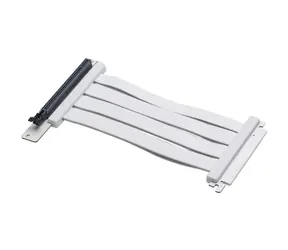 PHANTEKS PCI-E 4.0 x16 riser ribbon cable bílá / 90° / 22 cm