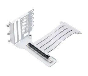 PHANTEKS Vertical GPU Bracket II + PCI-E 4.0 x16 riser ribbon cable bílá / 22 cm