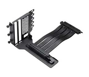 PHANTEKS Vertical GPU Bracket II + PCI-E 4.0 x16 riser ribbon cable černá / 22 cm