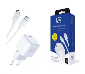 3mk Hyper Charger PD 25W síťová nabíječka + kabel USB-C