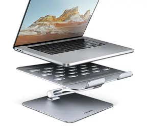 AXAGON STND-LQ, hliníkový HQ stojan pro notebooky 10" - 16", nastavitelná výška a úhel