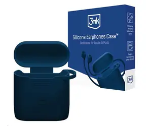 3mk Silicone AirPods Case silikonové pouzdro pro Apple AirPods 3rd gen. modrá