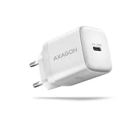 AXAGON ACU-PD30W bílá / nabíječka do sítě / 1x USB-C / 30W