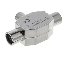 SENCOR SAV 124-000 anténní rozbočovač 1M-2F / nikl