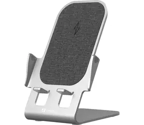 Sandberg Wireless Charger Stand šedá / Bezdrátový nabíjecí stojánek / Qi / 15W