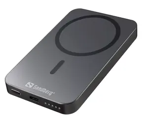 Sandberg Mag Wireless Powerbank černá / MagSafe / 500mAh / USB-C / 15W