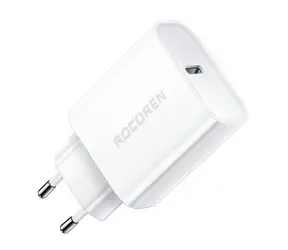 Rocoren PD bílá / Rychlonabíjecí adaptér / 20W / 1x USB-C 