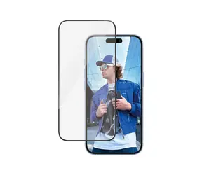 PanzerGlass Tvrzené sklo UWF s aplikátorem pro Apple iPhone 16/15 černá