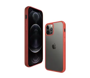 PanzerGlass Pouzdro ClearCaseColor AB pro iPhone 12 Pro Max mandarin red