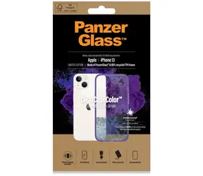 PanzerGlass Pouzdro ClearCaseColor AB pro iPhone 13 grape