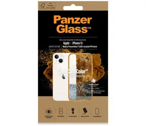 PanzerGlass Pouzdro ClearCaseColor AB pro iPhone 13 tangerine