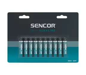 SENCOR SBA LR03 4S Alkalická baterie AAA (10ks)