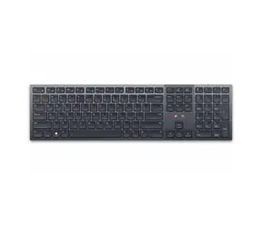Rozbaleno - DELL KB900 CZ/SK černo-šedá / Bezdrátová klávesnice / CZ&SK / QWERTZ / USB / Bluetooth / rozbaleno