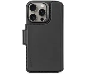 Decoded Leather Detachable Wallet odnímatelné kožené pouzdro pro Apple iPhone 16 Pro černá