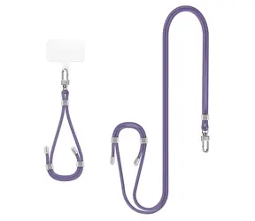 Spigen Universal Set 2 Cross Body Strap + Wrist Strap + ConTag2 deep purple