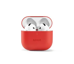 Epico Silikonové pouzdro pro Apple AirPods 4/4(ANC) červená