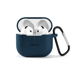 Epico Silikonové outdoor pouzdro pro Apple AirPods 4/4(ANC) tmavě modrá