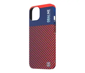 OBAL:ME Flossy Stripes Kryt pro Apple iPhone 13 modrá/červená