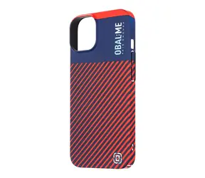 OBAL:ME Flossy Stripes Kryt pro Apple iPhone 14 modrá/červená