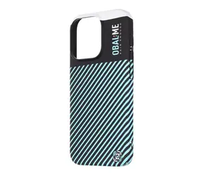 OBAL:ME Flossy Stripes Kryt pro Apple iPhone 15 Pro černá/světle modrá
