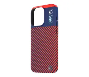 OBAL:ME Flossy Stripes Kryt pro Apple iPhone 15 Pro modrá/červená