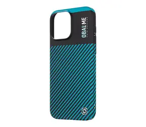 OBAL:ME Flossy Stripes Kryt pro Apple iPhone 16 Pro Max černá/tyrkys