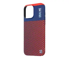 OBAL:ME Flossy Stripes Kryt pro Apple iPhone 16 Pro Max modrá/červená